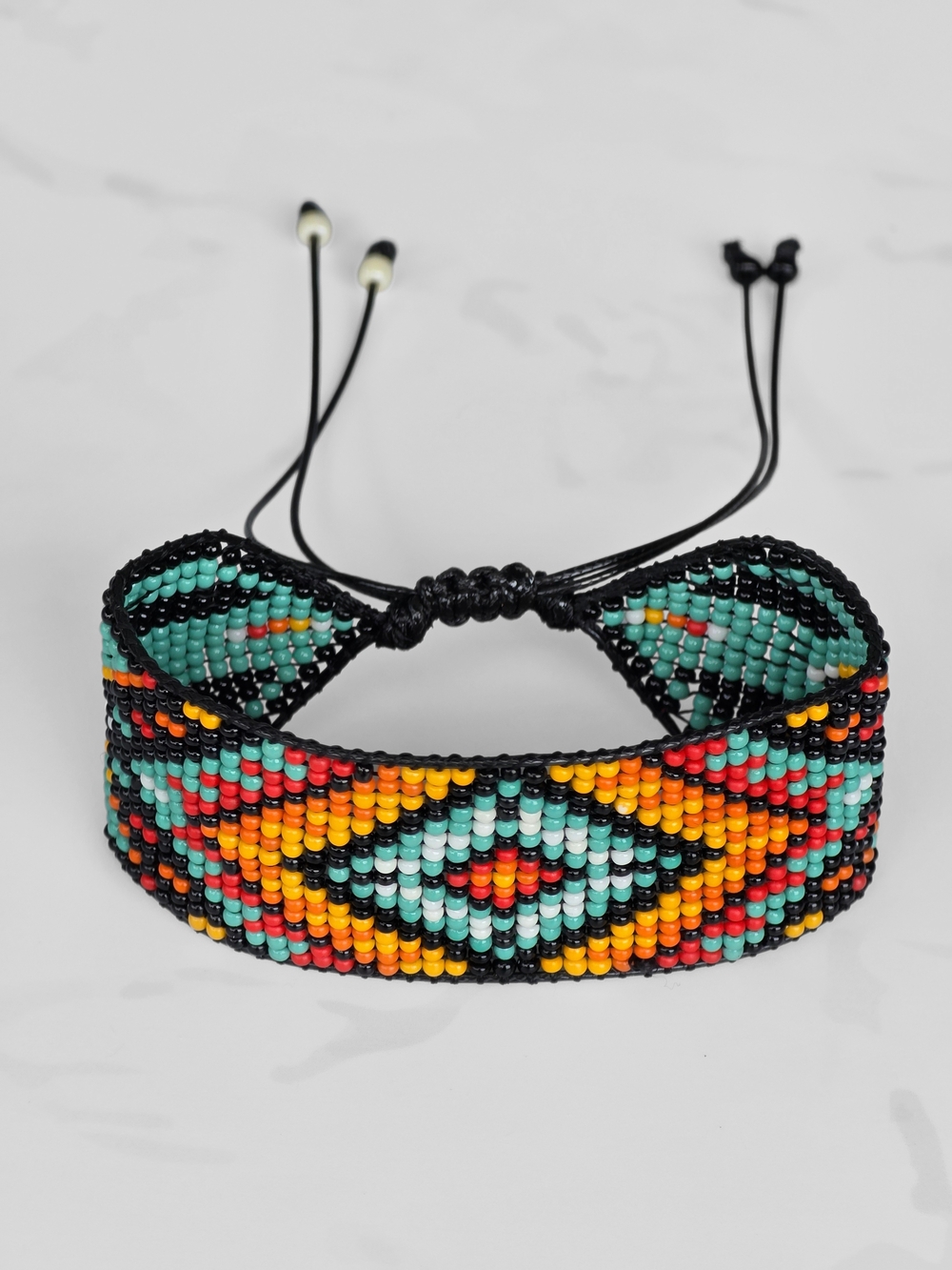 Handmade Miyuki Beaded Bracelet Bohemian Boho Style Western Tribal Boheme Y2K